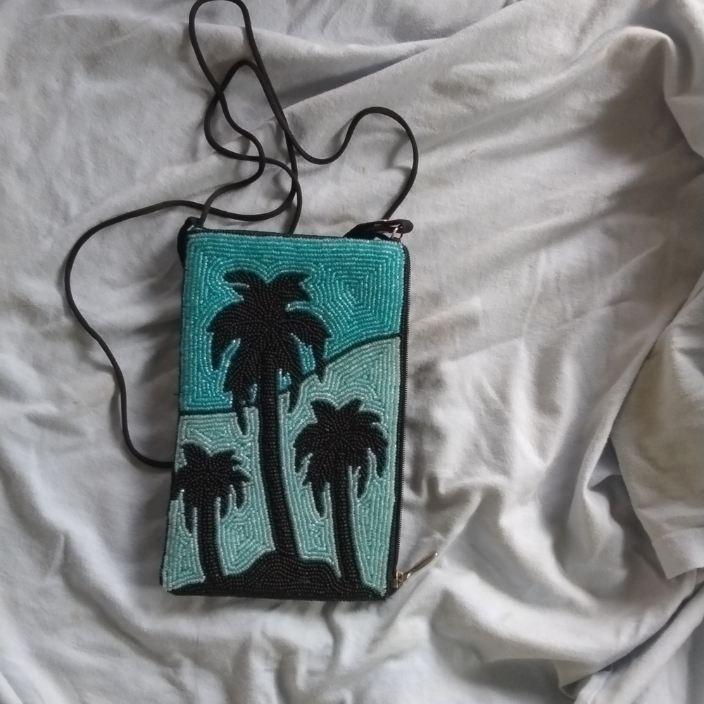 Bamboo crossbody purse